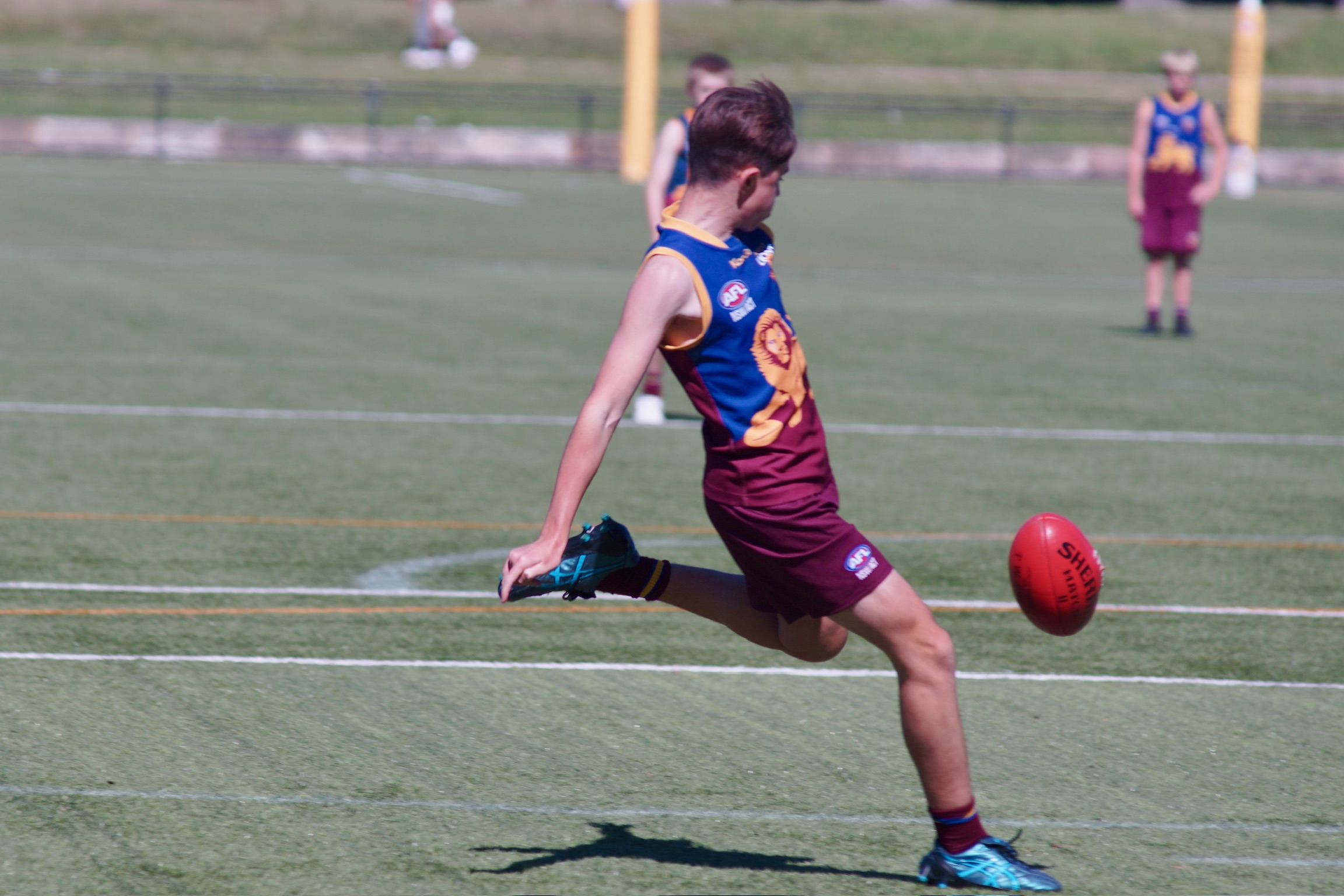 Junior boys long kick